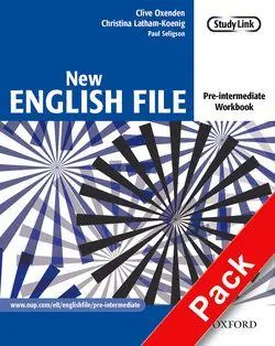 Coperta cărții New English File Pre-intermediate Workbook with key and MultiROM Pk