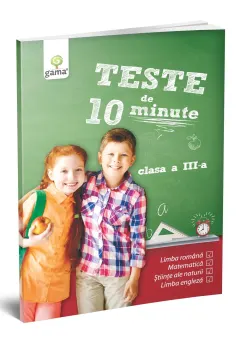 Coperta cărții Teste de 10 minute. Clasa III