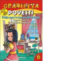 Coperta cărții Povesti: Fetita care l-a luat pe NU in brate. Banul muncit. Omul si magarul