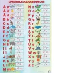 Coperta cărții Plansa Literele alfabetului