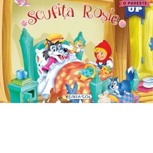 Coperta cărții Scufita Rosie. Carte pop-up