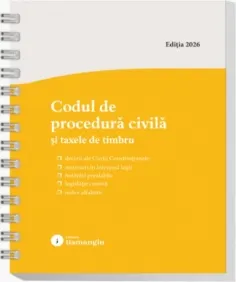 Coperta cărții Codul de procedura civila si taxele de timbru. Actualizat la 1 septembrie 2026, spiralat