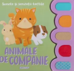 Coperta cărții Animale de companie. Sunete si senzatii tactile