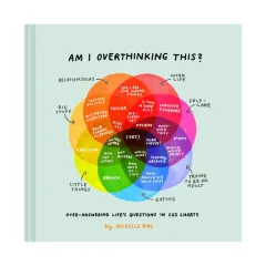 Coperta cărții Am I overthinking this? over-answering life's questions in 101 charts