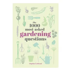 Coperta cărții The 1000 most-asked gardening questions