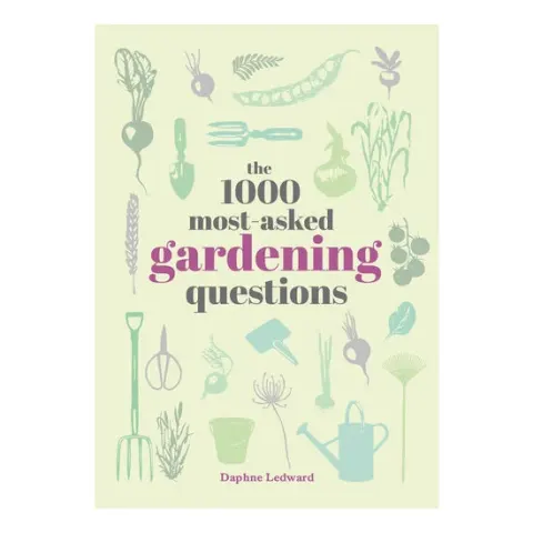 Coperta cărții The 1000 most-asked gardening questions