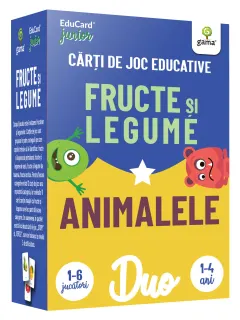 Coperta cărții DuoCard - Fructe si legume Animalele