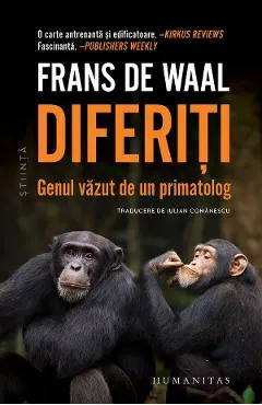 Coperta cărții Diferiti. Genul vazut de un primatolog - Frans de Waal