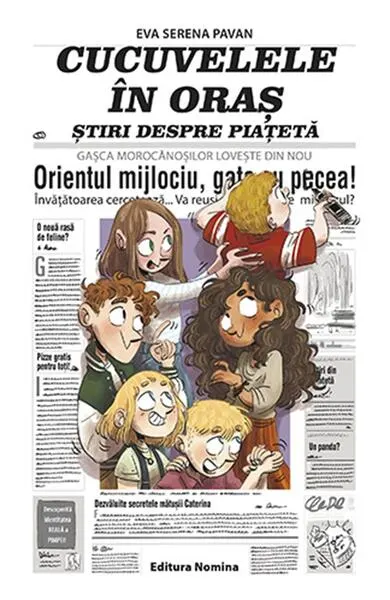 Coperta cărții Cucuvelele în oraș