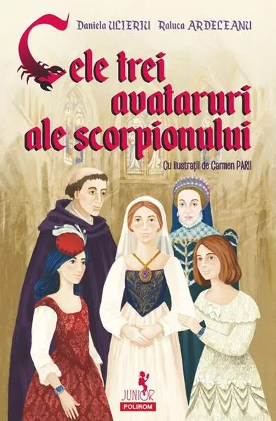Coperta cărții Cele trei avataruri ale scorpionului