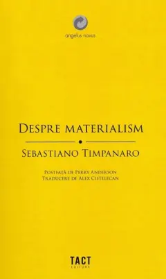 Coperta cărții Despre materialism