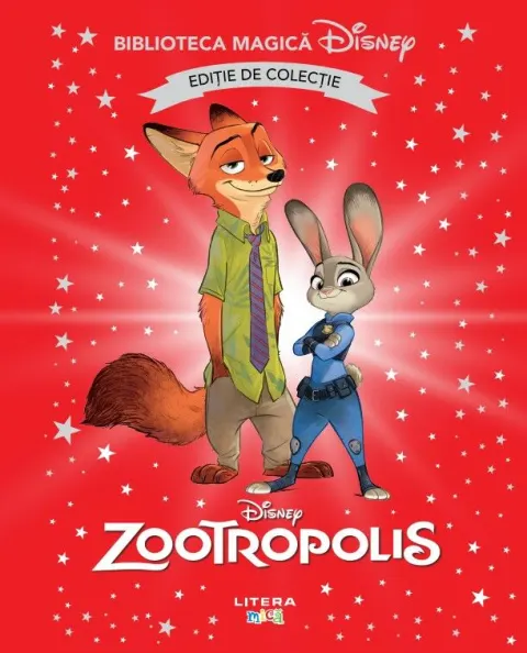 Coperta cărții Zootropolis. Disney. Biblioteca magica. Editie de colectie