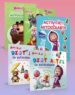 Coperta cărții Pachet Autocolante Masha si Ursul