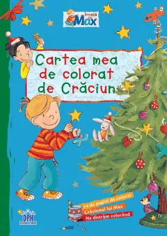 Coperta cărții Cartea mea de colorat de Crăciun