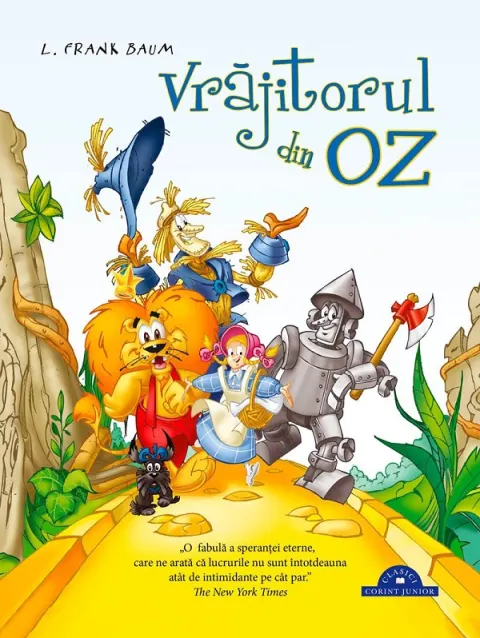 Coperta cărții Vrăjitorul din Oz