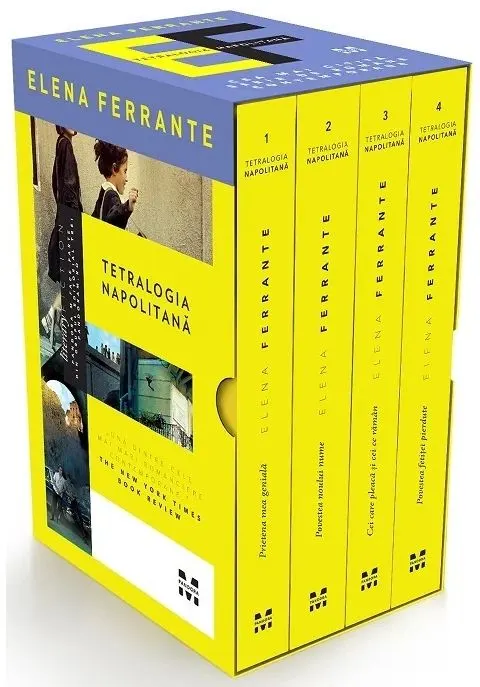 Coperta cărții Elena Ferrante - Tetralogia Napolitana - 4 Volume