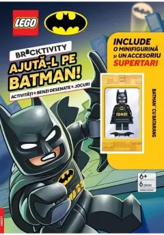 Coperta cărții Ajuta-l pe Batman - Bricktivity Lego