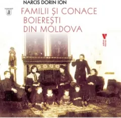 Coperta cărții Familii si conace boieresti din Moldova
