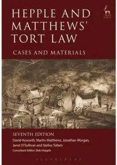 Coperta cărții Hepple and Matthews' Tort Law : Cases and Materials
