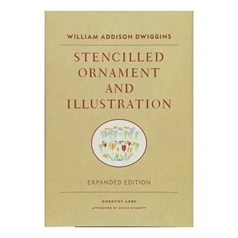 Coperta cărții William Addison Dwiggins - Stencilled Ornament and Illustration