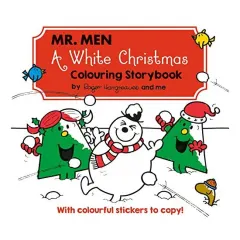 Coperta cărții Mr Men A White Christmas Colouring Storybook
