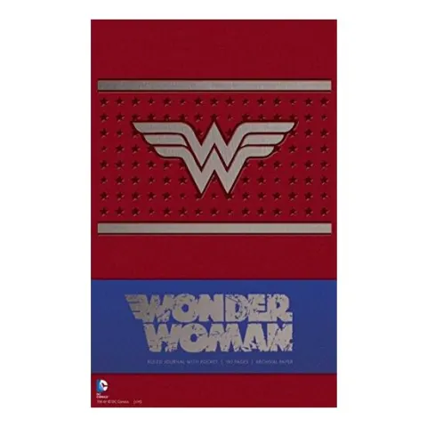 Coperta cărții Wonder Woman Hardcover Ruled Journal