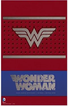 Coperta cărții Wonder Woman Hardcover Ruled Journal