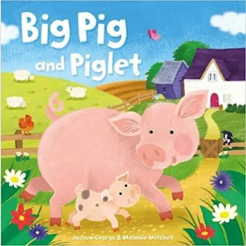 Coperta cărții Big Pig and Piglet (Picture Storybooks)