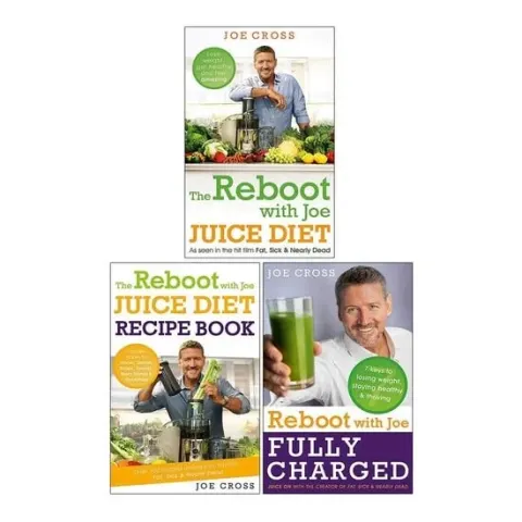 Coperta cărții The Reboot with Joe Juice Diet 3 Books Collection Set (Reboot with Joe Juice Diet, Joe Juice Diet Recipe Book, Reboot with Joe Fully Charged)