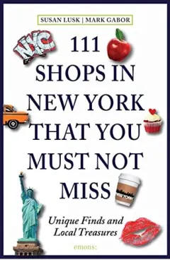 Coperta cărții 111 shops in New York that you must not miss
