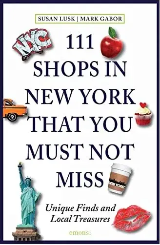 Coperta cărții 111 shops in New York that you must not miss