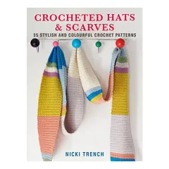Coperta cărții Crocheted Hats and Scarves, Nicki Trench