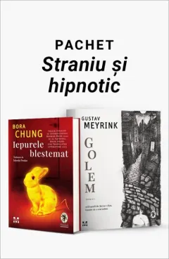Coperta cărții Pachet Straniu și hipnotic. Iepurele blestemat/Golem - Bora Chung