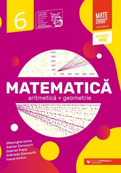 Coperta cărții Matematică. Aritmetică, geometrie. Clasa a VI-a. Standard