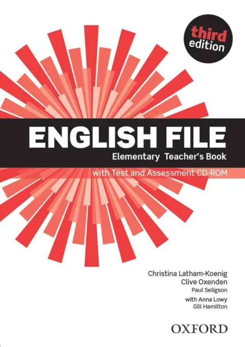Coperta cărții English File 3E Elementary Teacher's Book with Test and Assessment CD-ROM
