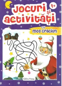 Coperta cărții Jocuri si activitati cu Mos Craciun, 4+ ani