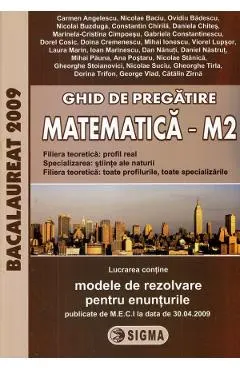 Coperta cărții Ghid de pregatire pentru Bacalaureat la Matematica M2