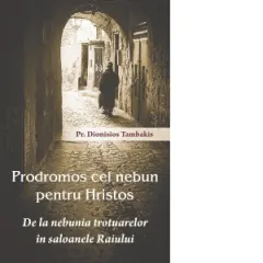 Coperta cărții Prodromos cel nebun pentru Hristos. De la nebunia trotuarelor in saloanele Raiului