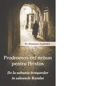 Coperta cărții Prodromos cel nebun pentru Hristos. De la nebunia trotuarelor in saloanele Raiului