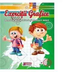 Coperta cărții Exercitii grafice pentru prescolari si scolari mici