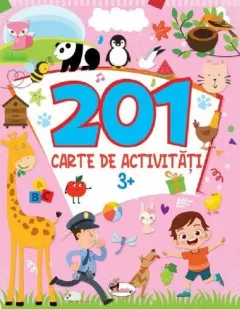 Coperta cărții 201 carte de activitati 3 ani+