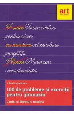 Coperta cărții Limba romana. 100 de probleme si exercitii pentru gimnaziu