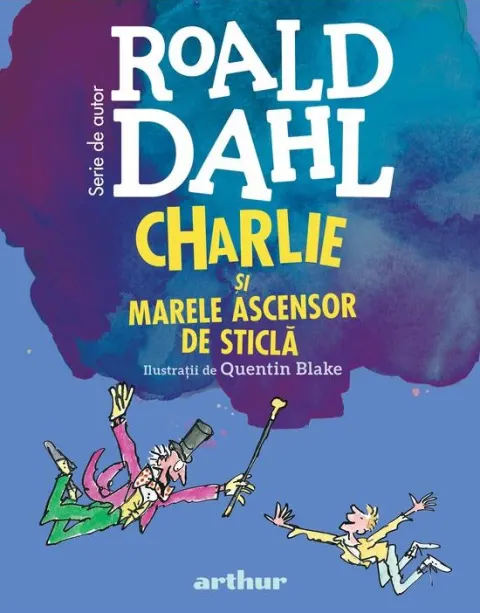 Coperta cărții Charlie și marele ascensor de sticlă