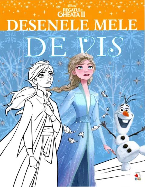 Coperta cărții Disney. Regatul de gheață II. Desenele mele de vis