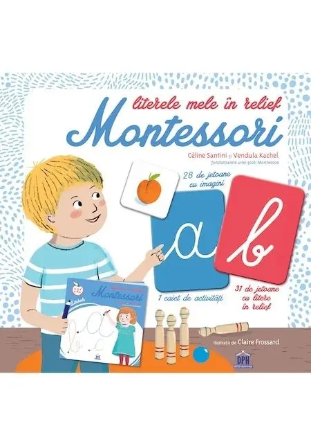 Coperta cărții Literele mele in relief Montessori