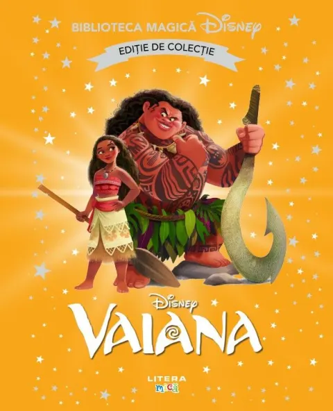 Coperta cărții Vaiana. Disney. Biblioteca magica. Editie de colectie