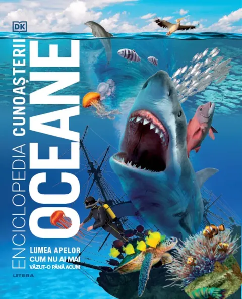 Coperta cărții Enciclopedia cunoasterii. Oceane