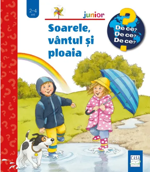 Coperta cărții Soarele, vântul și ploaia
