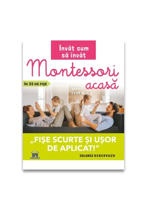 Coperta cărții Invat cum sa invat: Montessori acasa in 35 de fise - fise scurte si usor de aplicat