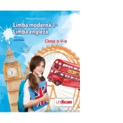 Coperta cărții Limba moderna 1 - Limba engleza. Manual pentru clasa a V-a